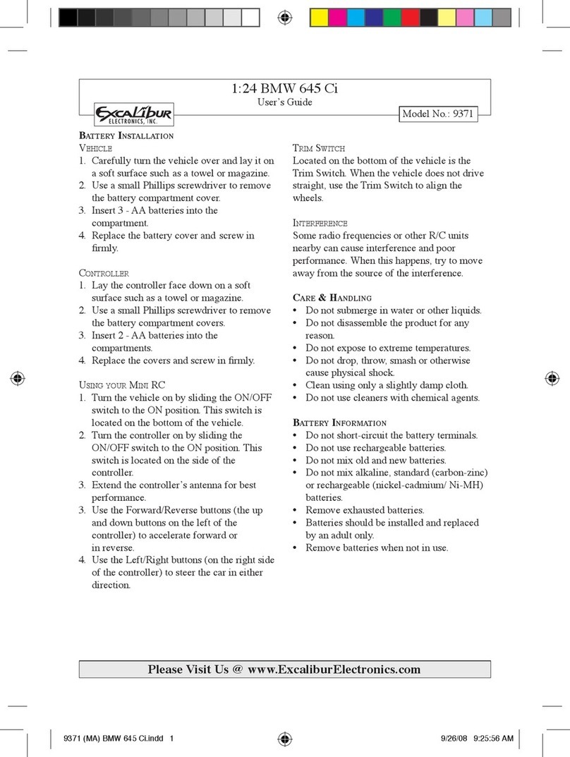 Excalibur 9371 User manual