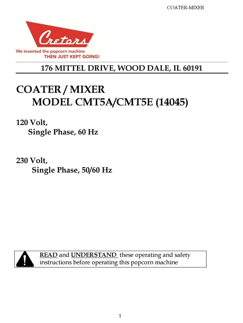 Cretors CMT5A manual