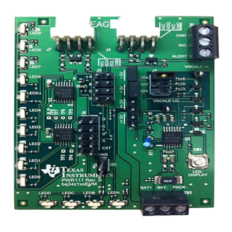 Texas Instruments bq34z100EVM User manual