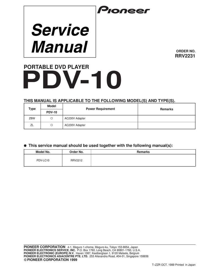 Pioneer RRV2231 Service manual