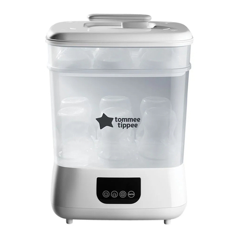 Tommee Tippee Super Steam 'N' Dry Instructions for use