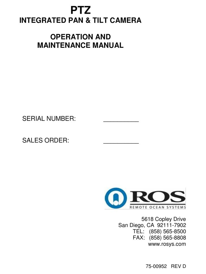 Ros PTZ Operation and maintenance manual