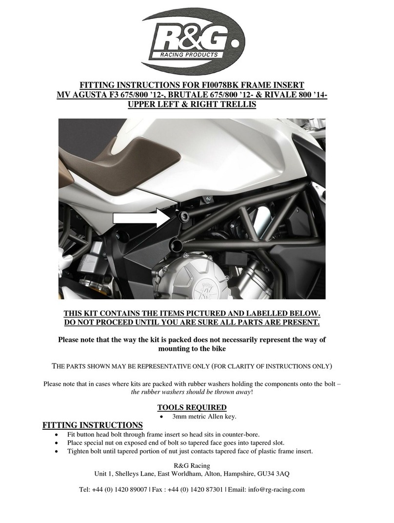 R&G FI0078BK User manual