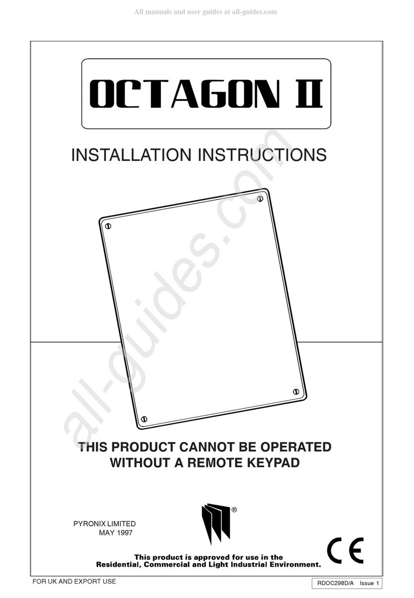 Pyronix OCTAGON II User manual