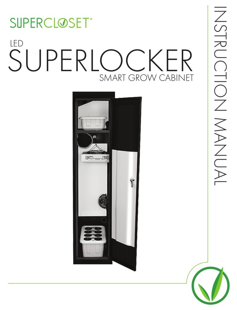 SuperCloset SUPERLOCKER instruction manual