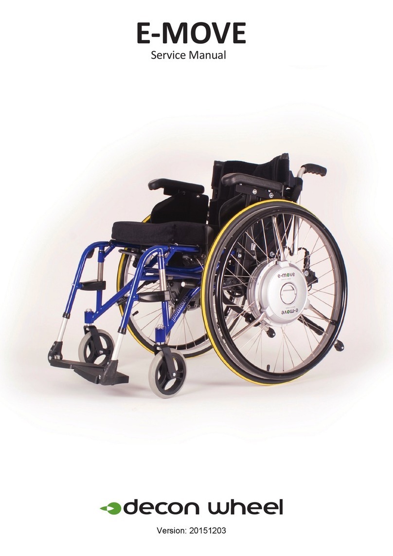 Decon wheel e-move User manual