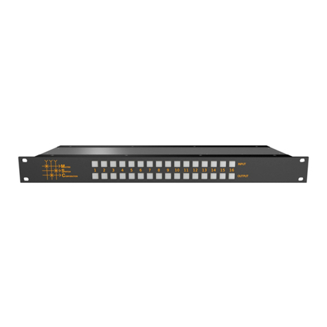 Matrix Switch Corporation MSC-XV1616L User manual