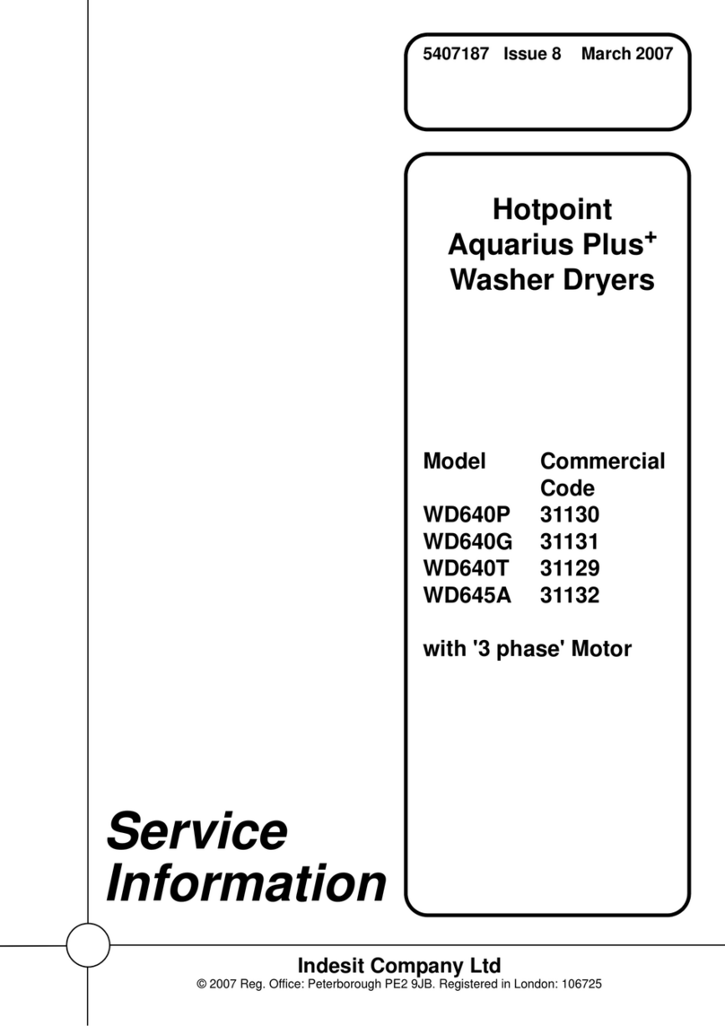 Hotpoint Aquarius Plus+ WD640P Operating and installation instructions