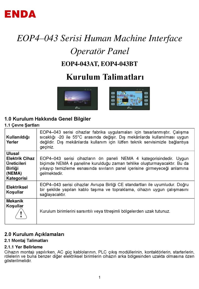 ENDA EOP4-043 Series User manual