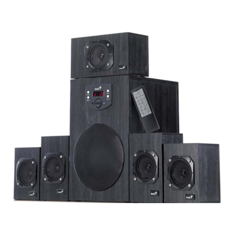 KYE Systems Corp. Genius SW-HF 5.1 4500 User manual KYE Systems Corp. Genius SW-HF 5.1 4500 User manual