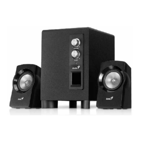KYE Systems Corp. Genius SW-2.1 360 User manual KYE Systems Corp. Genius SW-2.1 360 User manual