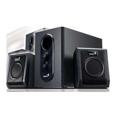 KYE Systems Corp. Genius SW-2.1 355 User manual KYE Systems Corp. Genius SW-2.1 355 User manual