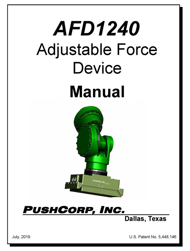 PushCorp AFD1240 manual