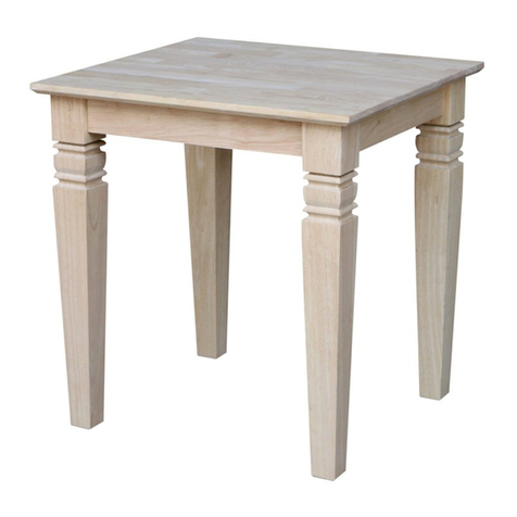 John Thomas JAVA END TABLE OT-60E User manual