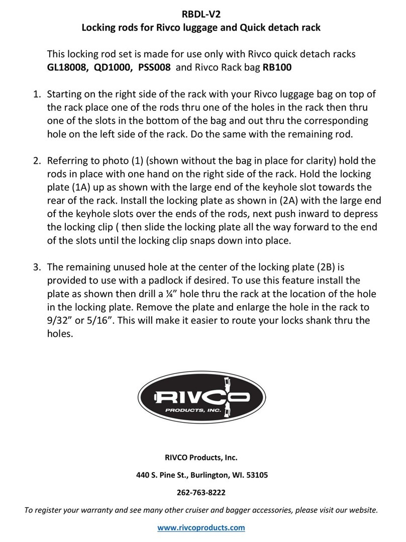 Rivco RBDL-V2 quick start guide