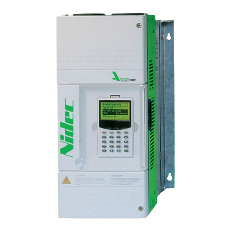 Nidec AD1000 User manual