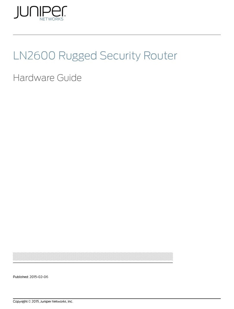 Juniper LN2600 Installation instructions