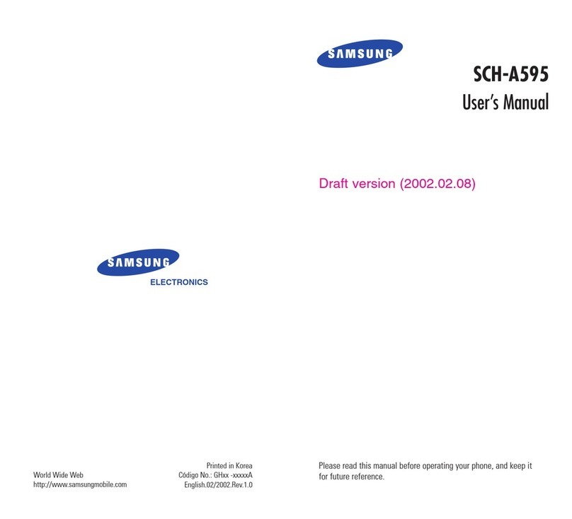 Samsung SCH-A595 User manual