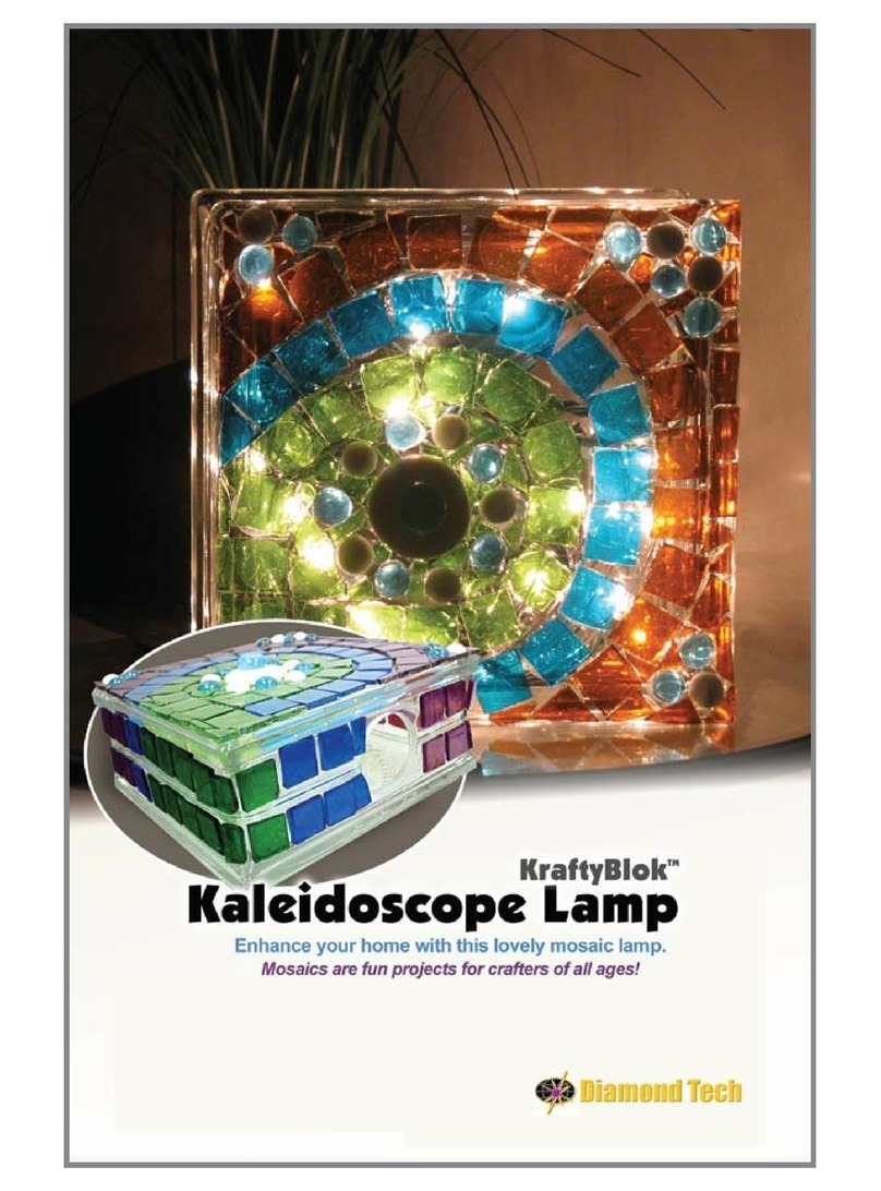Diamond Tech KraftyBlok Kaleidoscope Lamp manual
