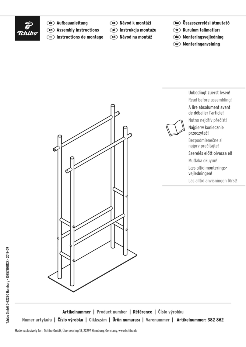 Tchibo 382 862 Assembly instructions