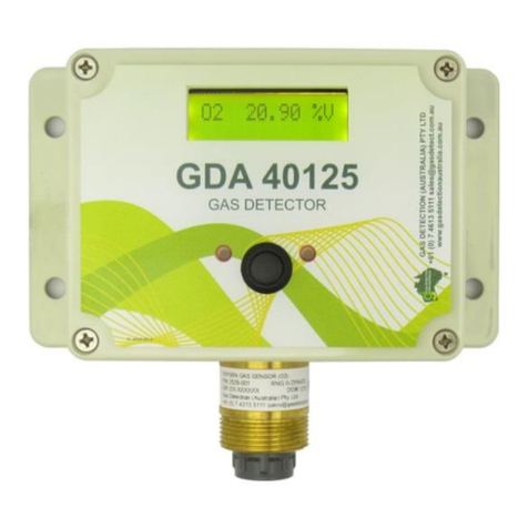 Gas Detection GDA 40125 operating manual