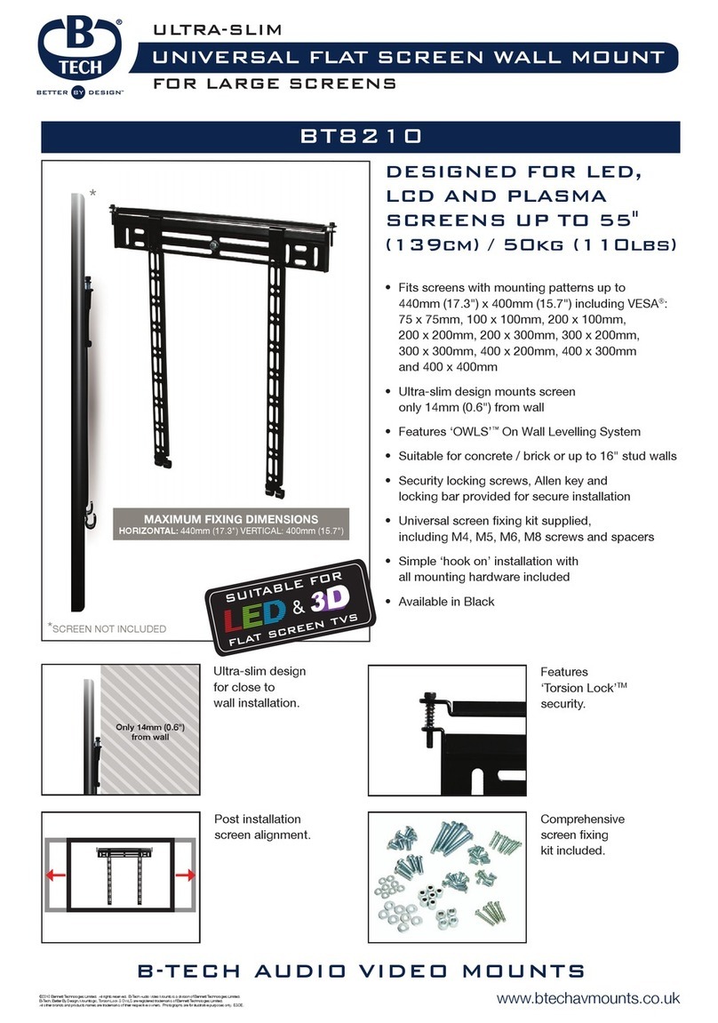 B-Tech Mountlogic BT8210 User manual