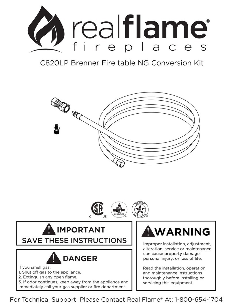 RealFlame C820LP manual RealFlame C820LP manual