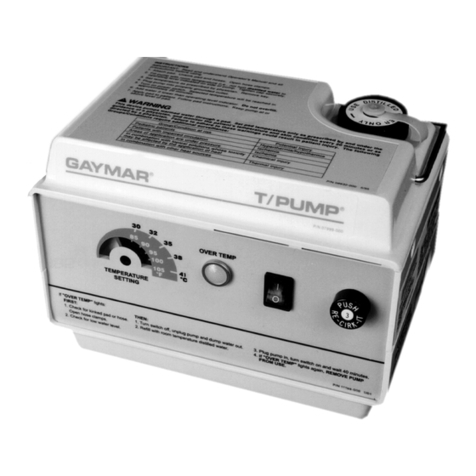 Gaymar T/PUMP TP400 Series Service manual