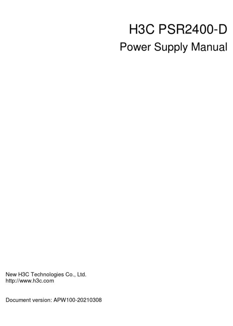 H3C PSR2400-D manual