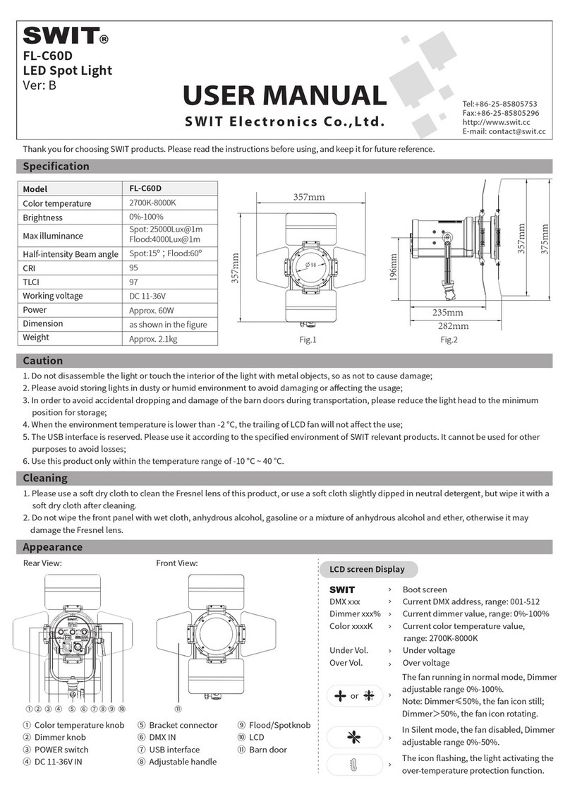 SWIT FL-C60D user manual