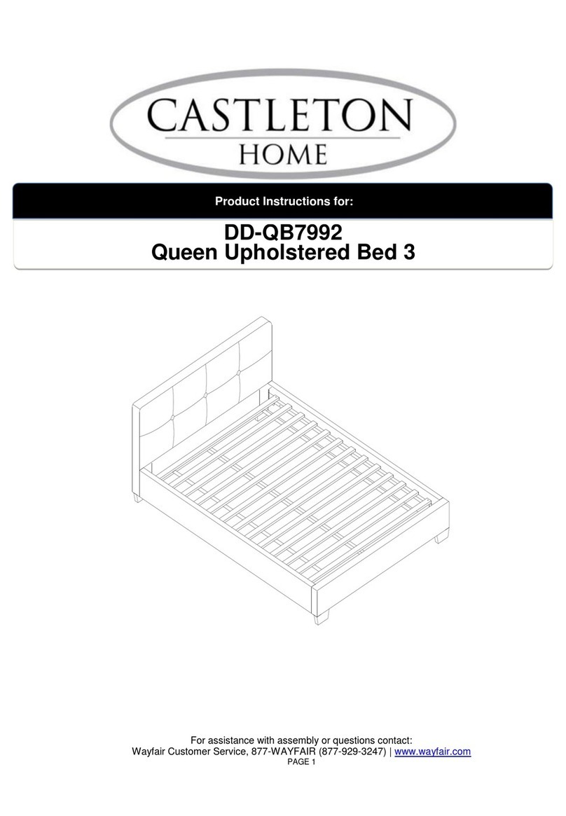 Castleton Home DD-QB7992 Instruction sheet