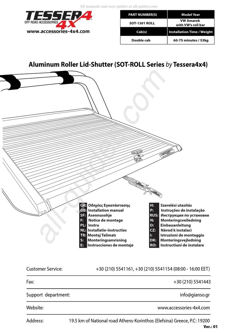 Tessera4x4 SOT-ROLL Series User manual