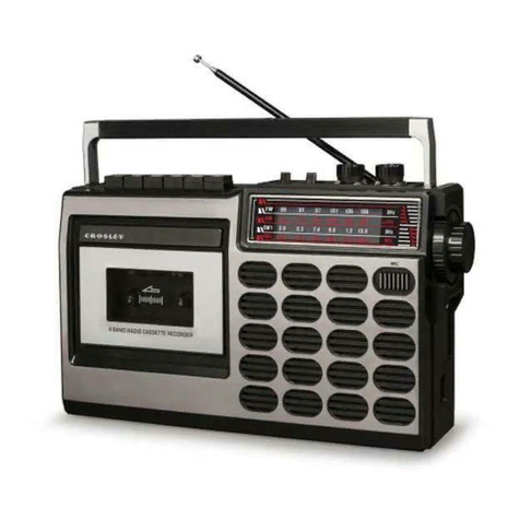 Crosley CT100B instruction manual