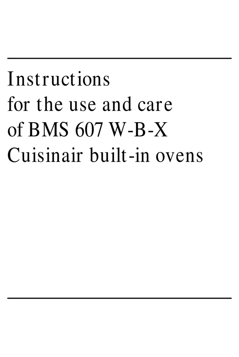 luft BMS 607 W-B-X Instructions for the use and care