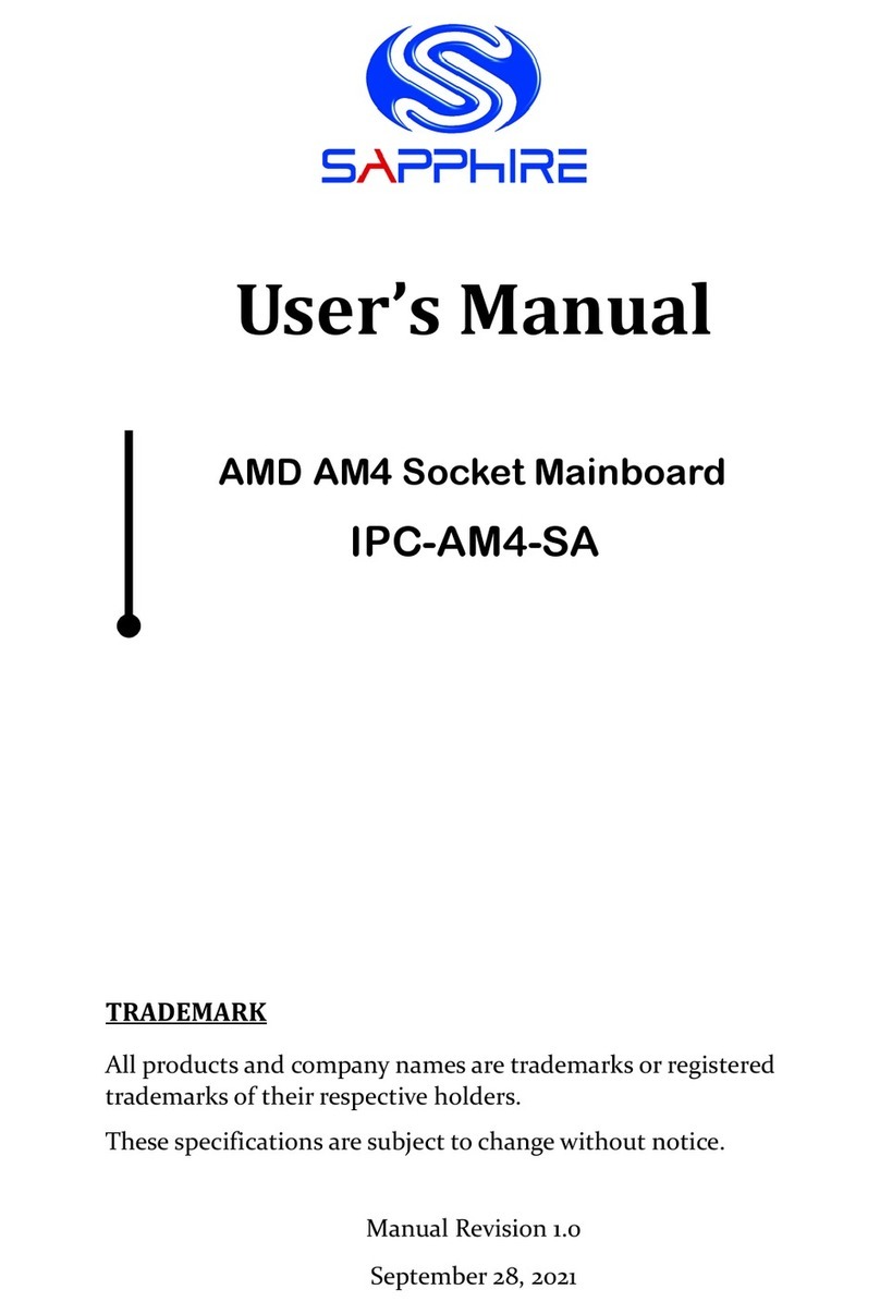 Sapphire Audio IPC-AM4-SA user manual
