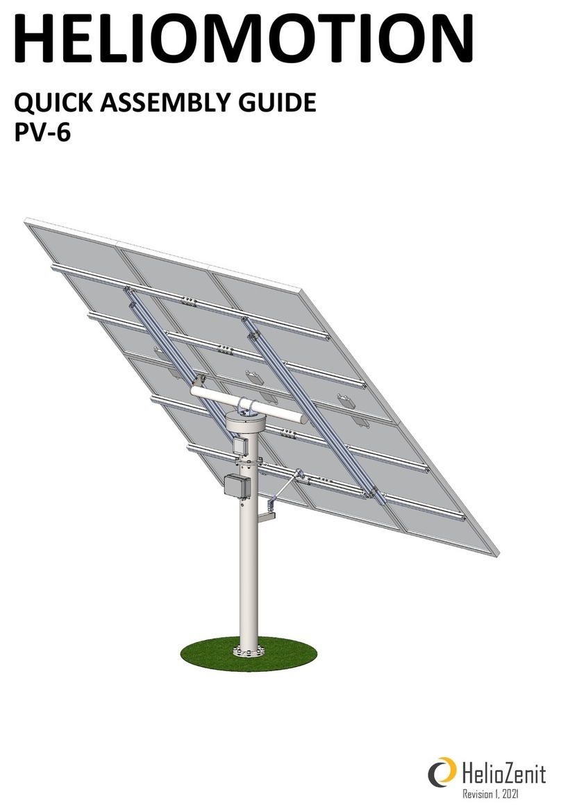 HelioZenit HELIOMOTION PV-6 Quick assembly guide