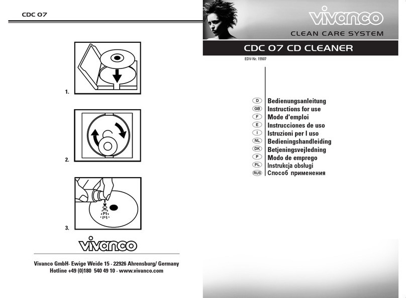 Vivanco CDC 07 User manual