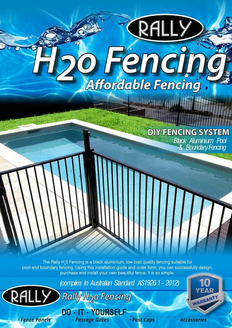 Rally H2o Fencing quick start guide