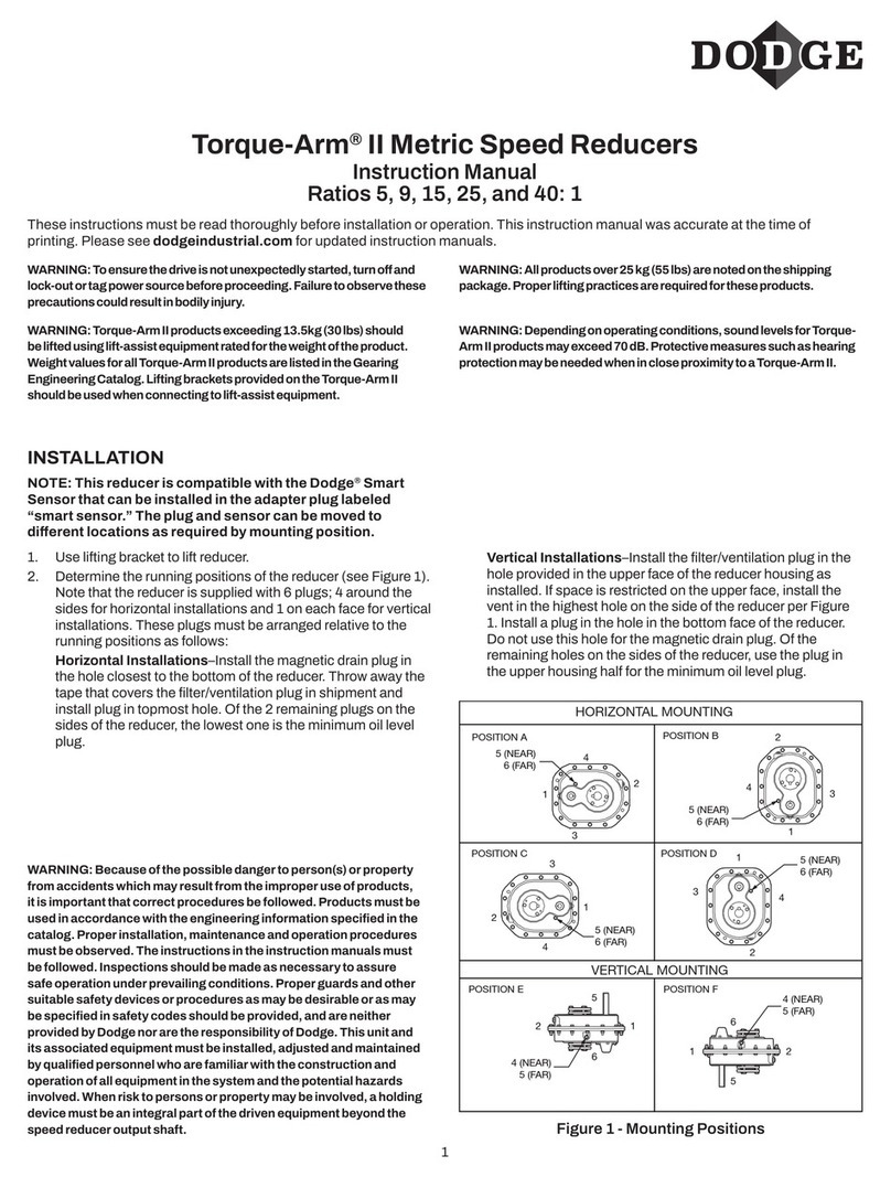 Dodge Torque-Arm II TA0107LM instruction manual