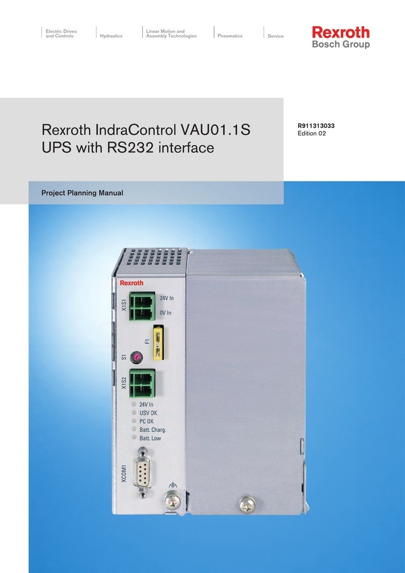 Bosch Rexroth IndraControl VAU 01.1S Technical manual