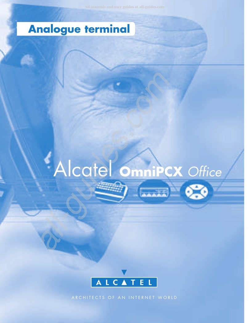 Alcatel OmniPCX Office User manual