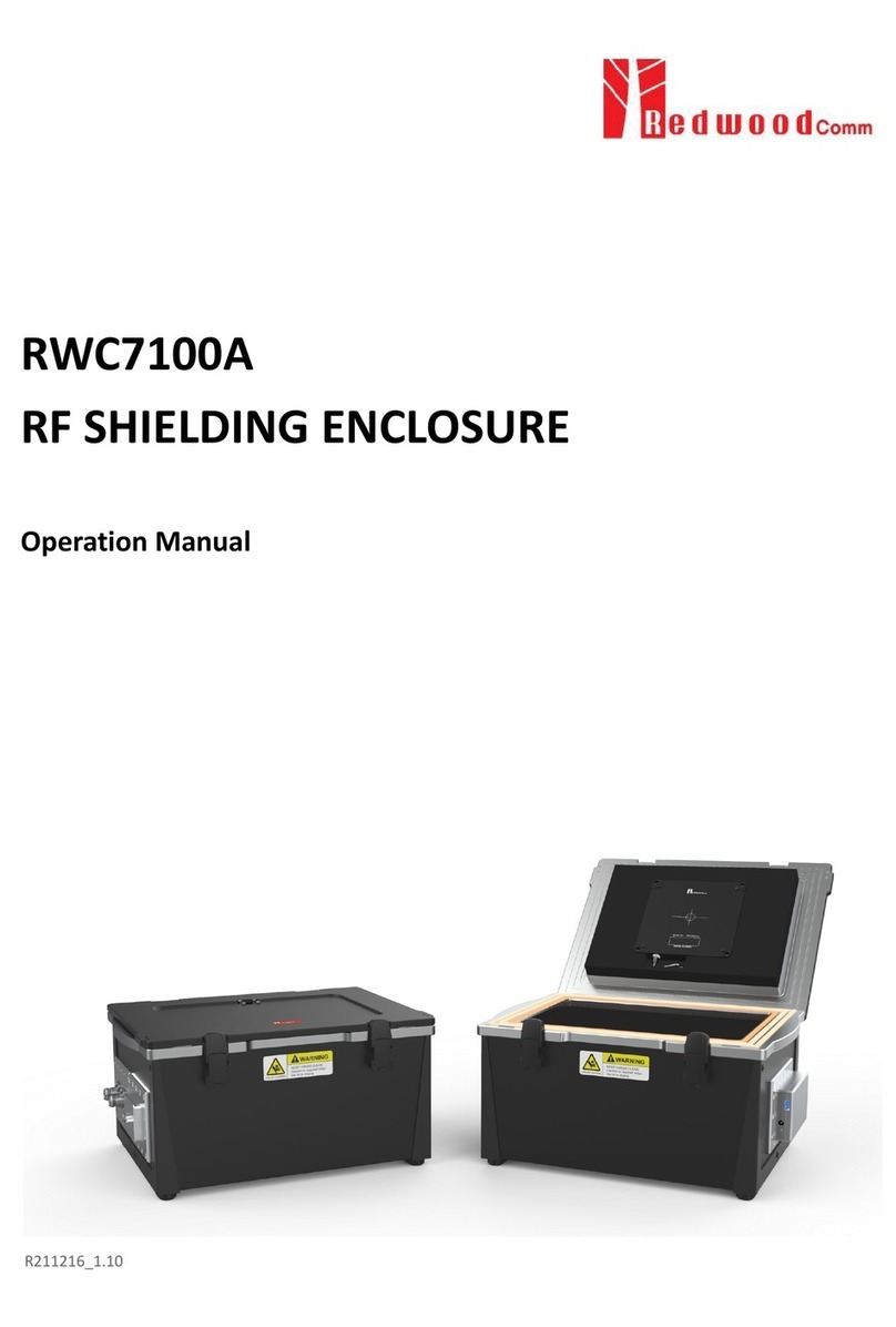 Redwood RWC7100A Operation manual