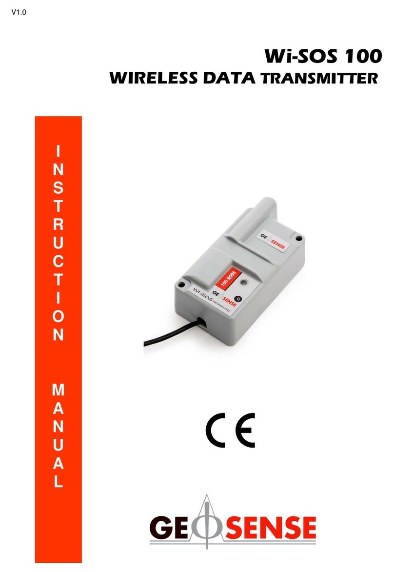 Geosense Wi-SOS 100 instruction manual