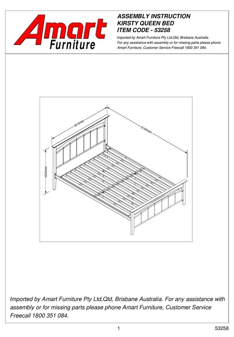 Amart Furniture KIRSTY 53258 Assembly instruction