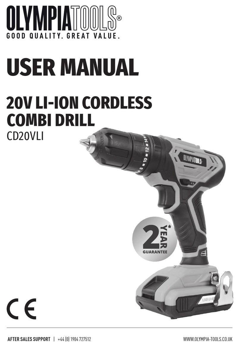 Olympia Tools CD20VLI user manual