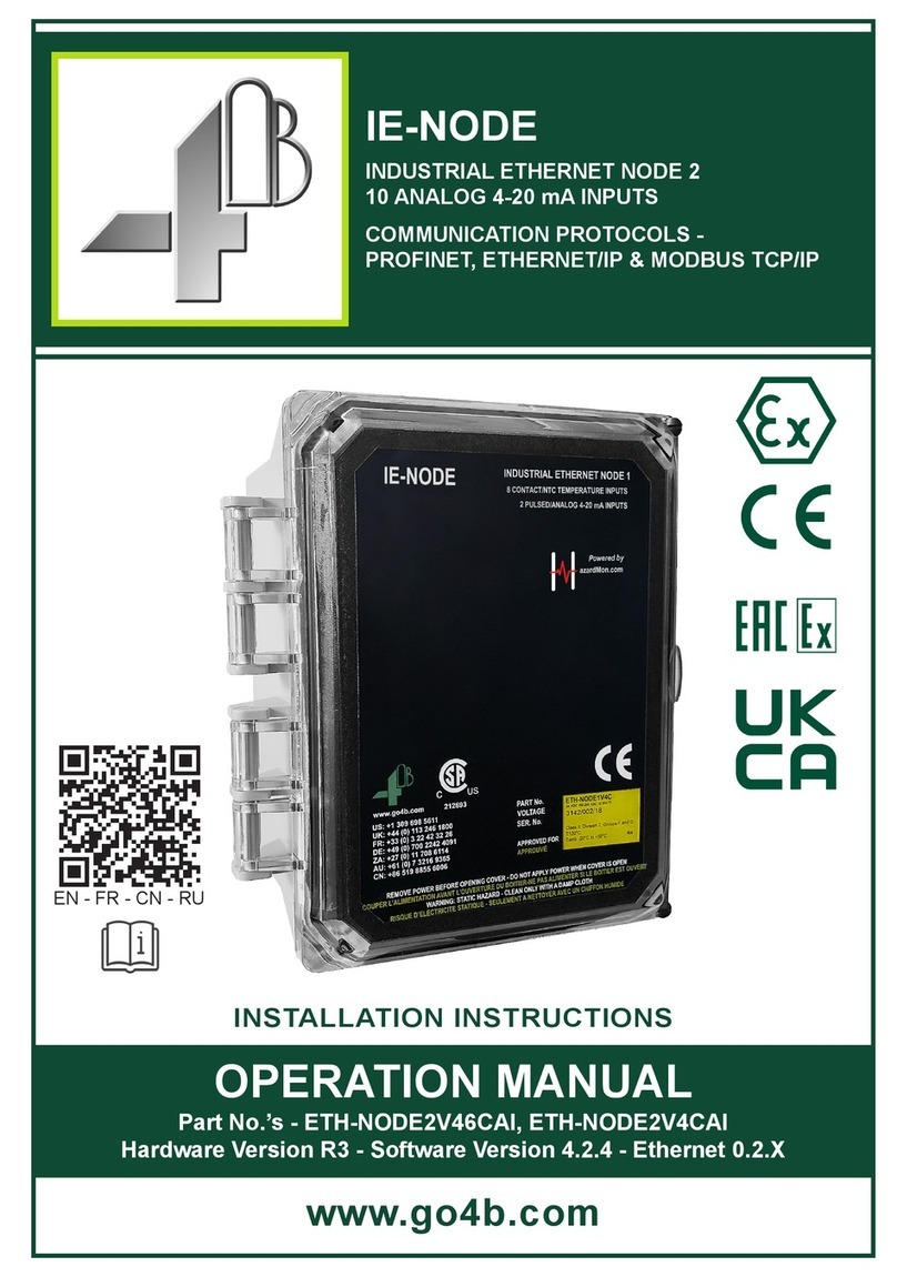 4B IE-NODE 2 User manual