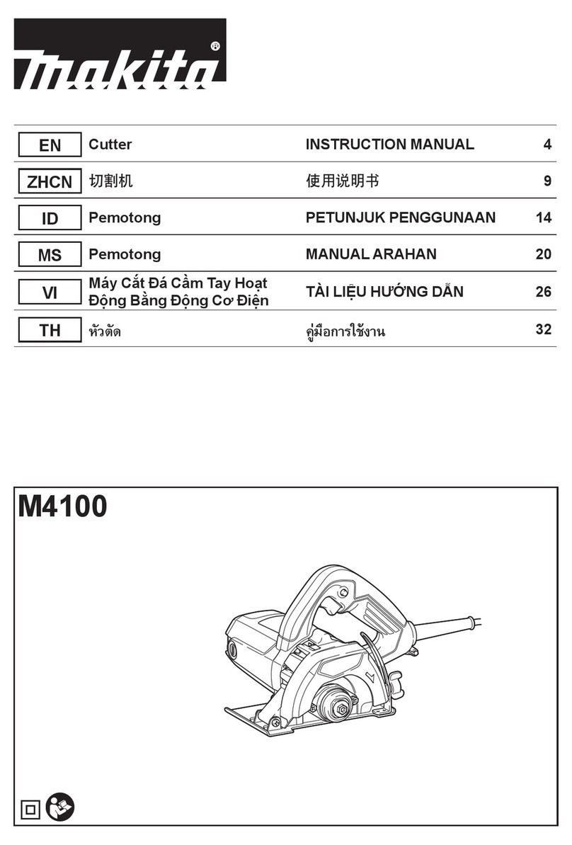 Makita M4100 User manual Makita M4100 User manual