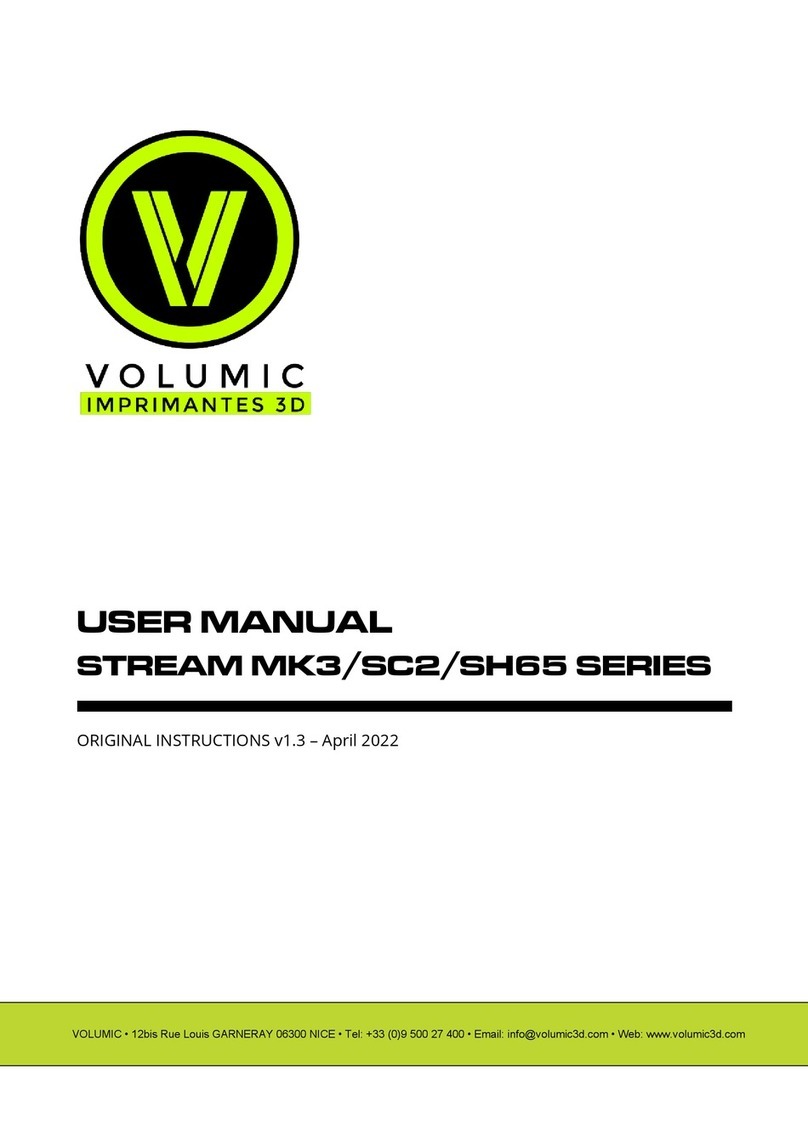 VOLUMIC STREAM MK3 Series user manual