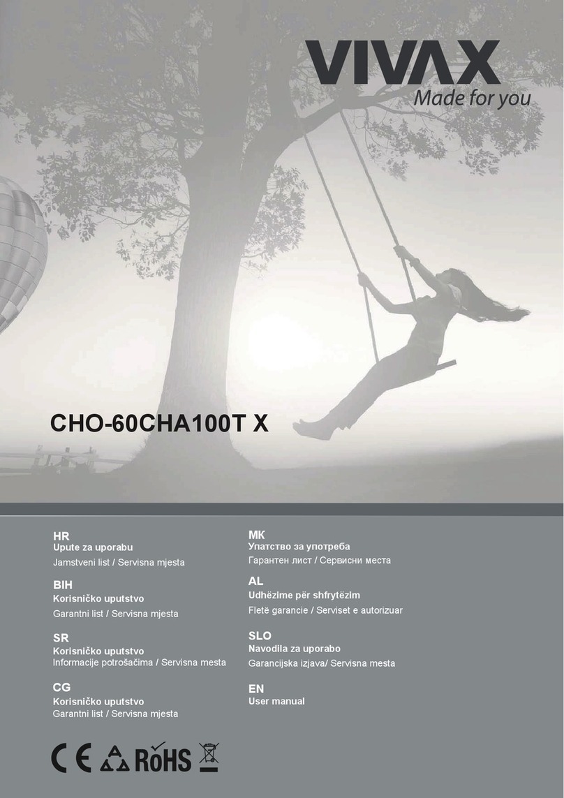 Vivax CHO-60CHA100T X manual