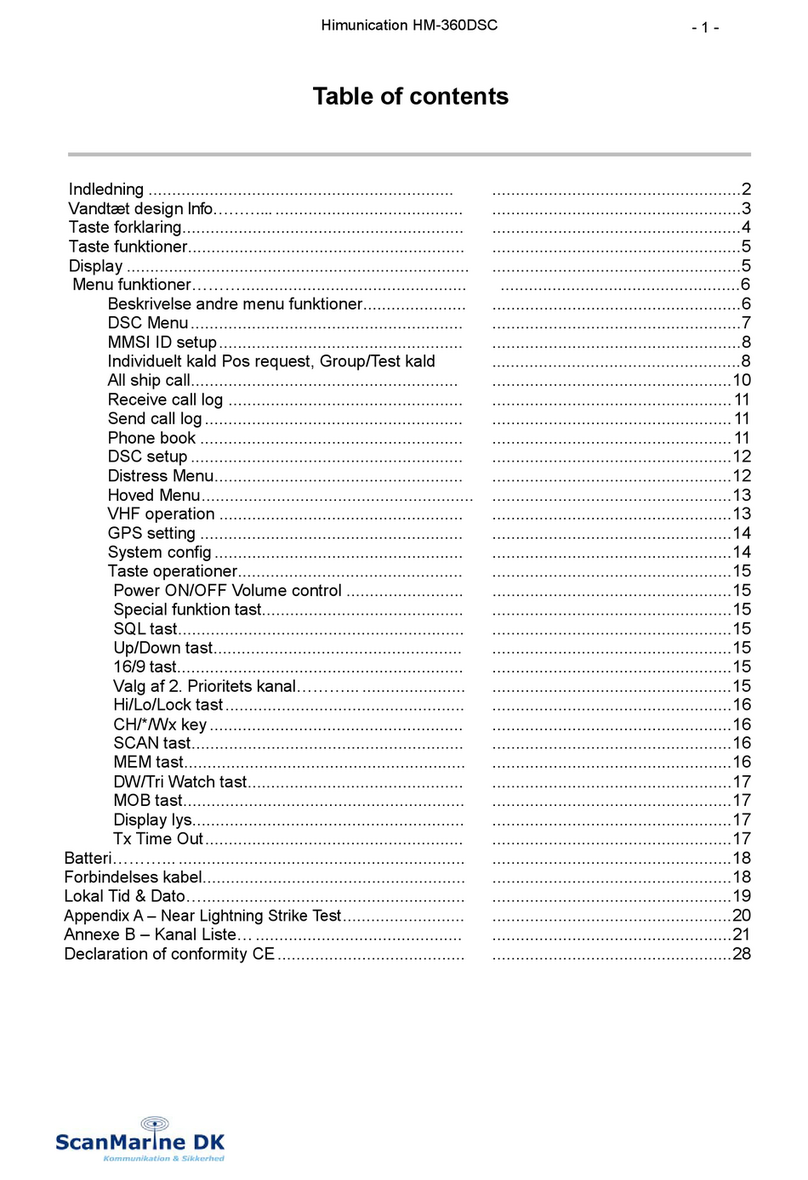 Himunication HM-360DSC manual Himunication HM-360DSC manual